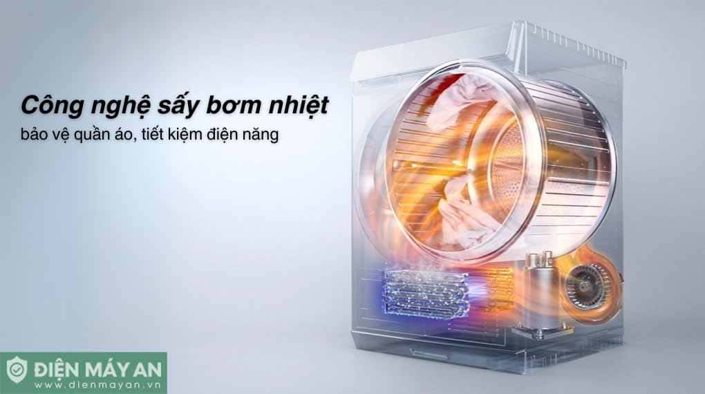 Máy sấy bơm nhiệt Panasonic 10.5 kg NH-XV21X1AVT